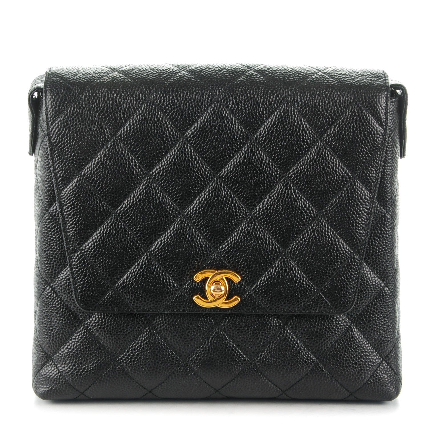 Chanel Caviar Quilted Medium Flap Shoulder Bag Black 1 of 9