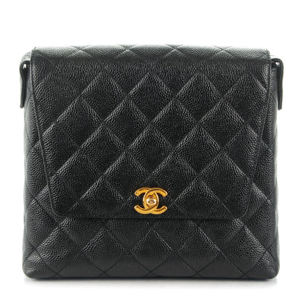 Chanel Caviar Quilted Medium Flap Shoulder Bag Black 1 of 9