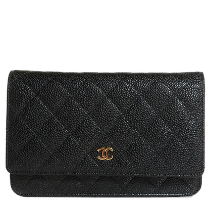 Chanel Caviar Quilted Wallet On Chain WOC Black 1 of 9
