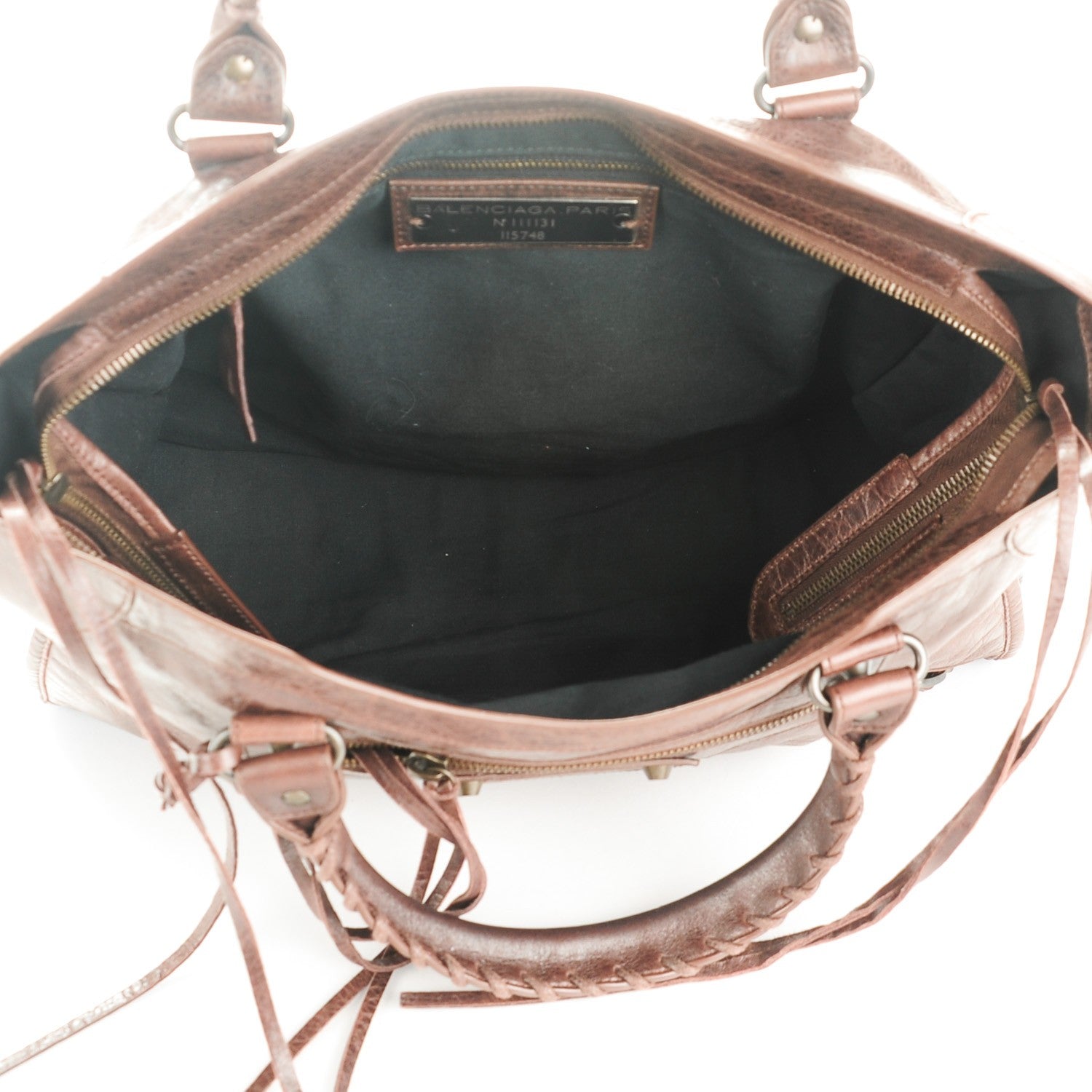 Balenciaga Agneau Classic Hardware City Cigare Fonce 6 of 8