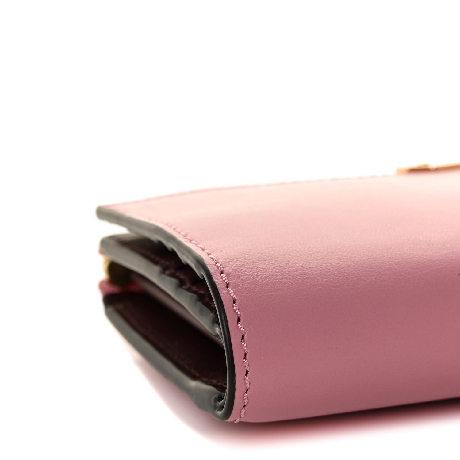 Burberry Calfskin Alvington Continental Wallet Pale Orchid 7 of 8