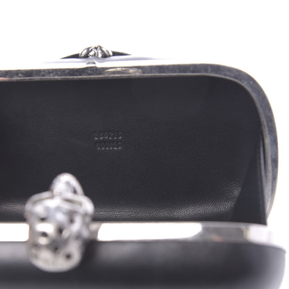 Alexander McQueen Nappa Skull Chain Box Clutch Black 7 of 12