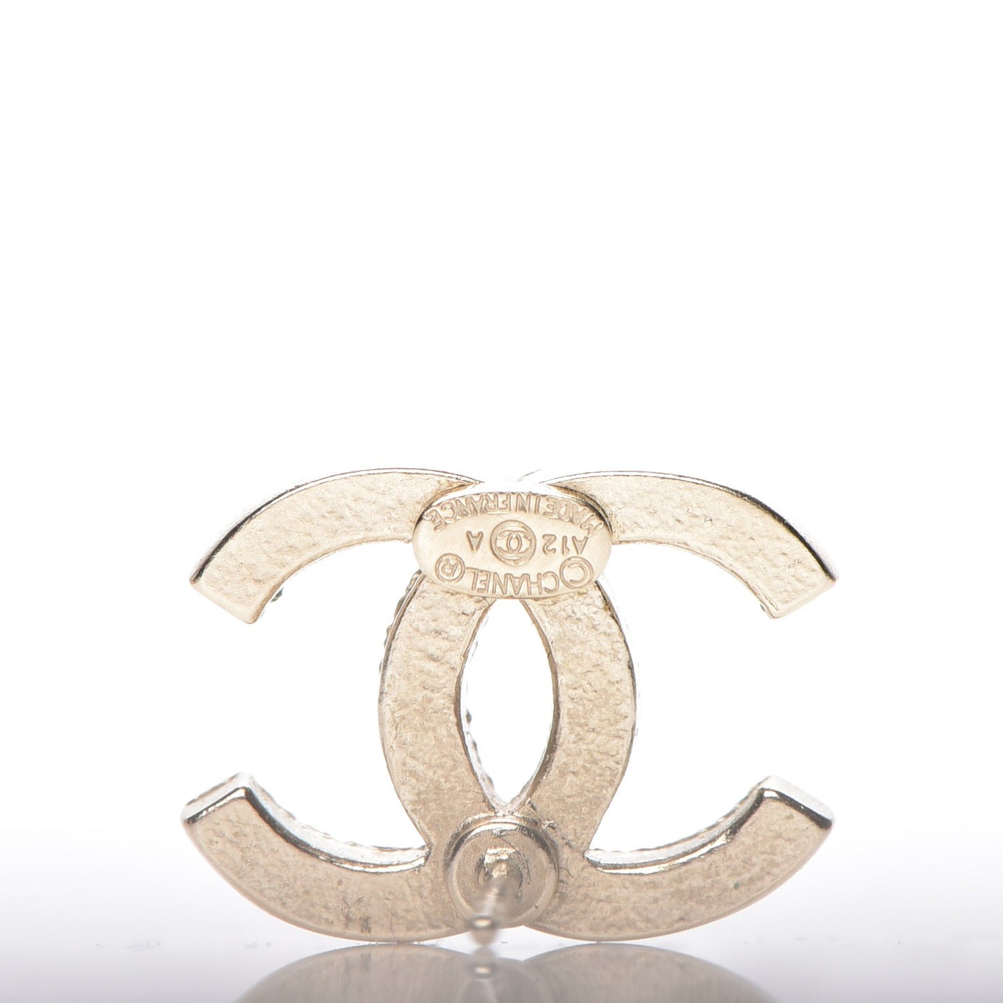 Crystal CC Earrings Gold