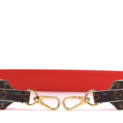 Louis Vuitton Monogram Bandouliere Shoulder Strap Red 3 of 6