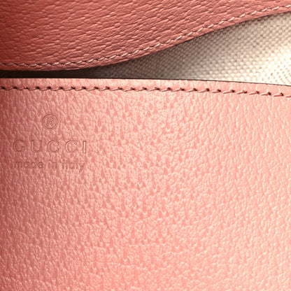 Gucci GG Supreme Monogram Textured Dollar Calfskin Web Small Ophidia Bucket Shoulder Bag Rose Pink 6 of 10