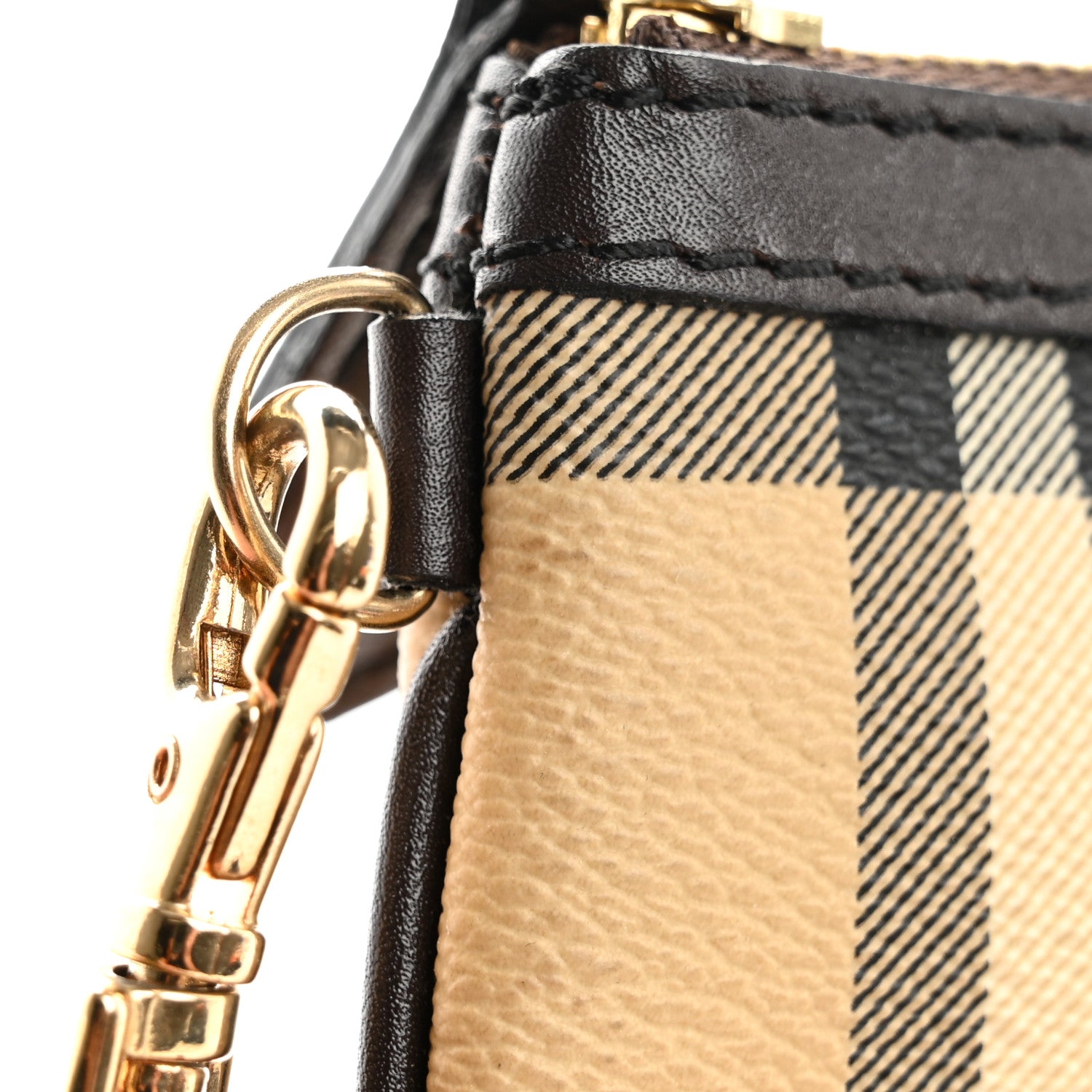 Burberry Haymarket Wristlet Pouch 10 of 10