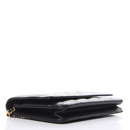 Chanel Caviar Quilted Wallet On Chain WOC Black 4 of 16