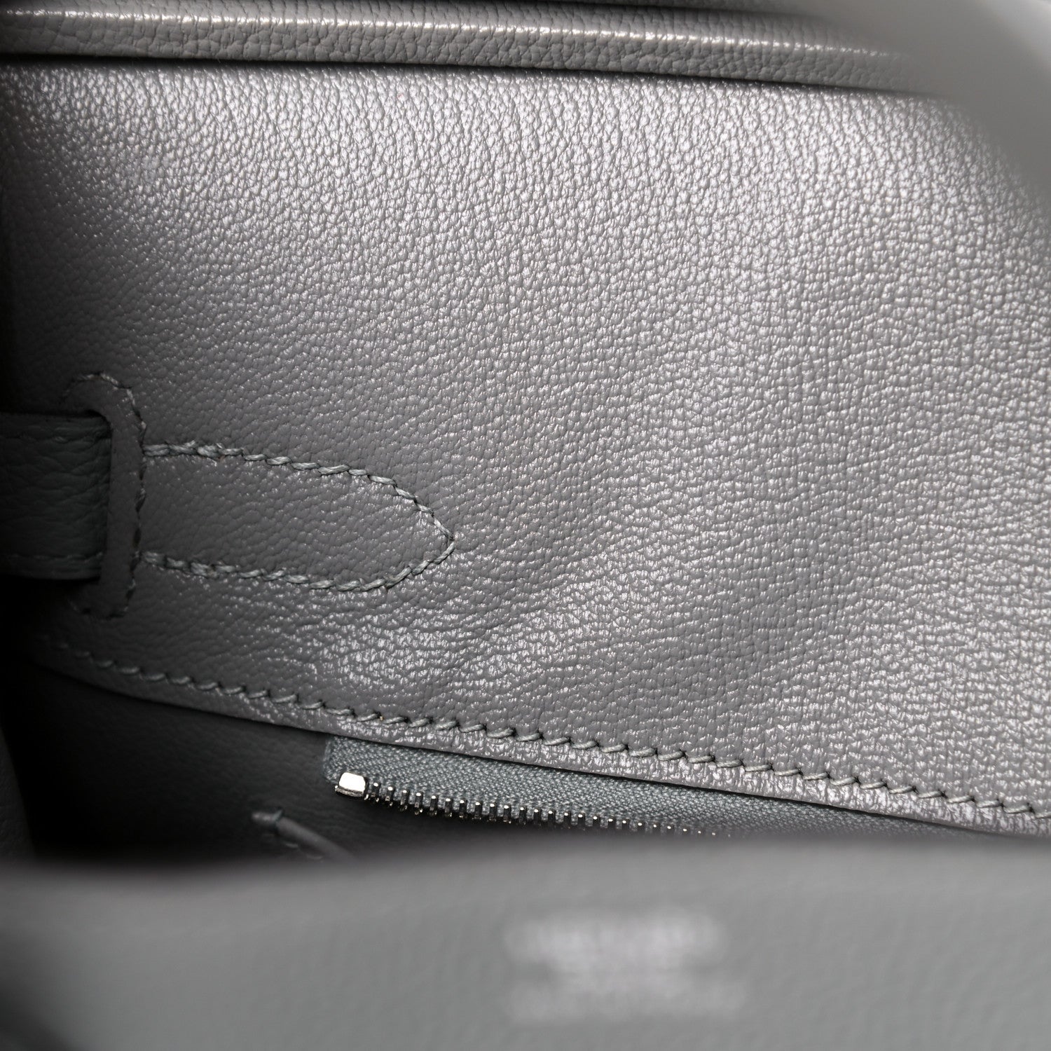Hermes Togo Birkin 30 Gris Mouette 9 of 12