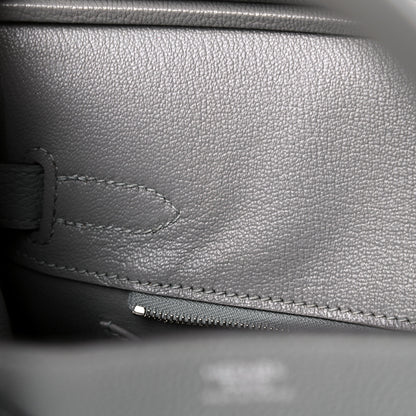 Hermes Togo Birkin 30 Gris Mouette 9 of 12