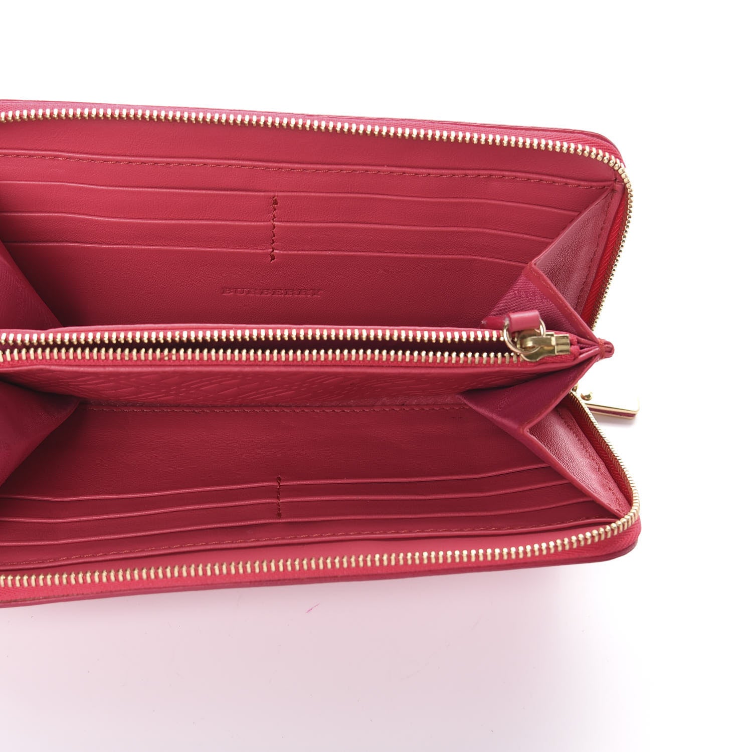 Burberry London Calfskin Elmore Zip Around Wallet Pink 5 of 6