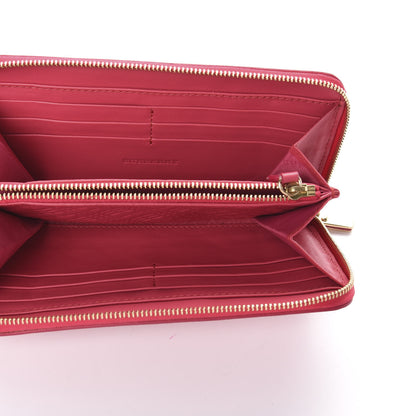 Burberry London Calfskin Elmore Zip Around Wallet Pink 5 of 6