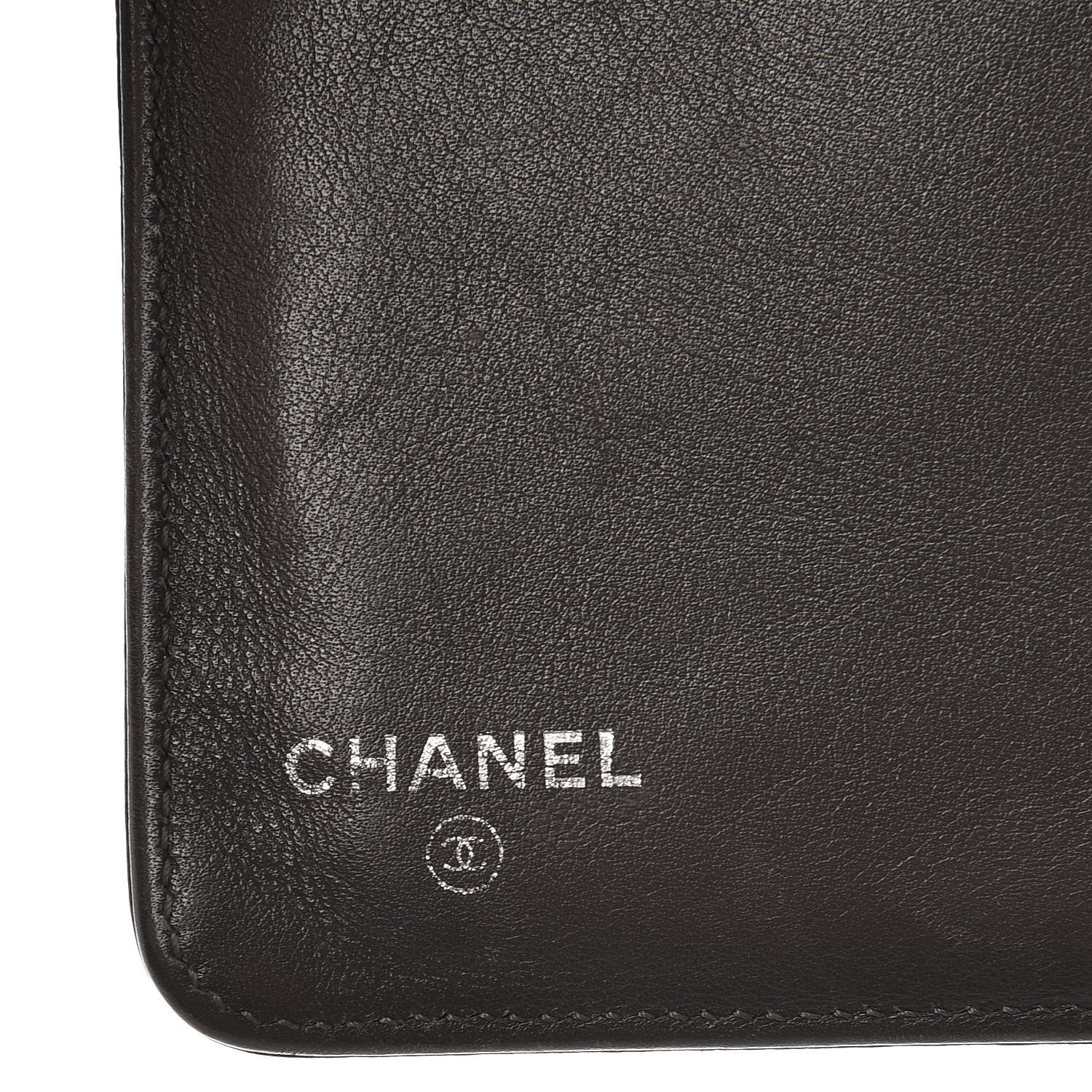 Chanel Caviar Timeless CC Zipped Pocket Wallet Grey 6 of 11