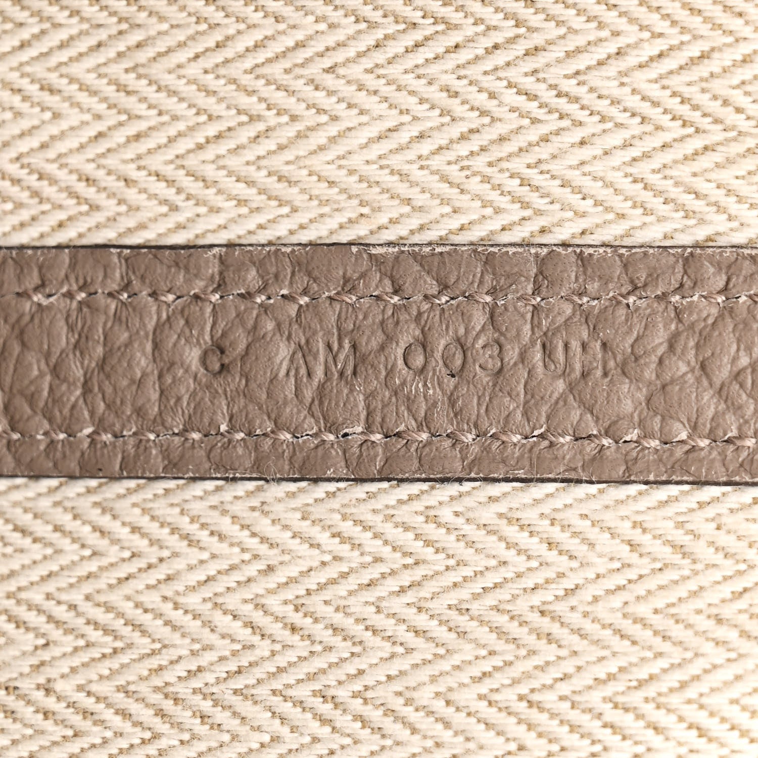 Hermes Vache Country Garden Party 36 MM Gris Asphalte 7 of 10