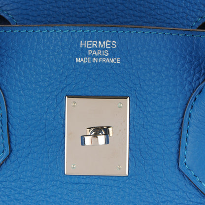 Hermes Taurillon Clemence Birkin 35 Mykonos 17 of 27