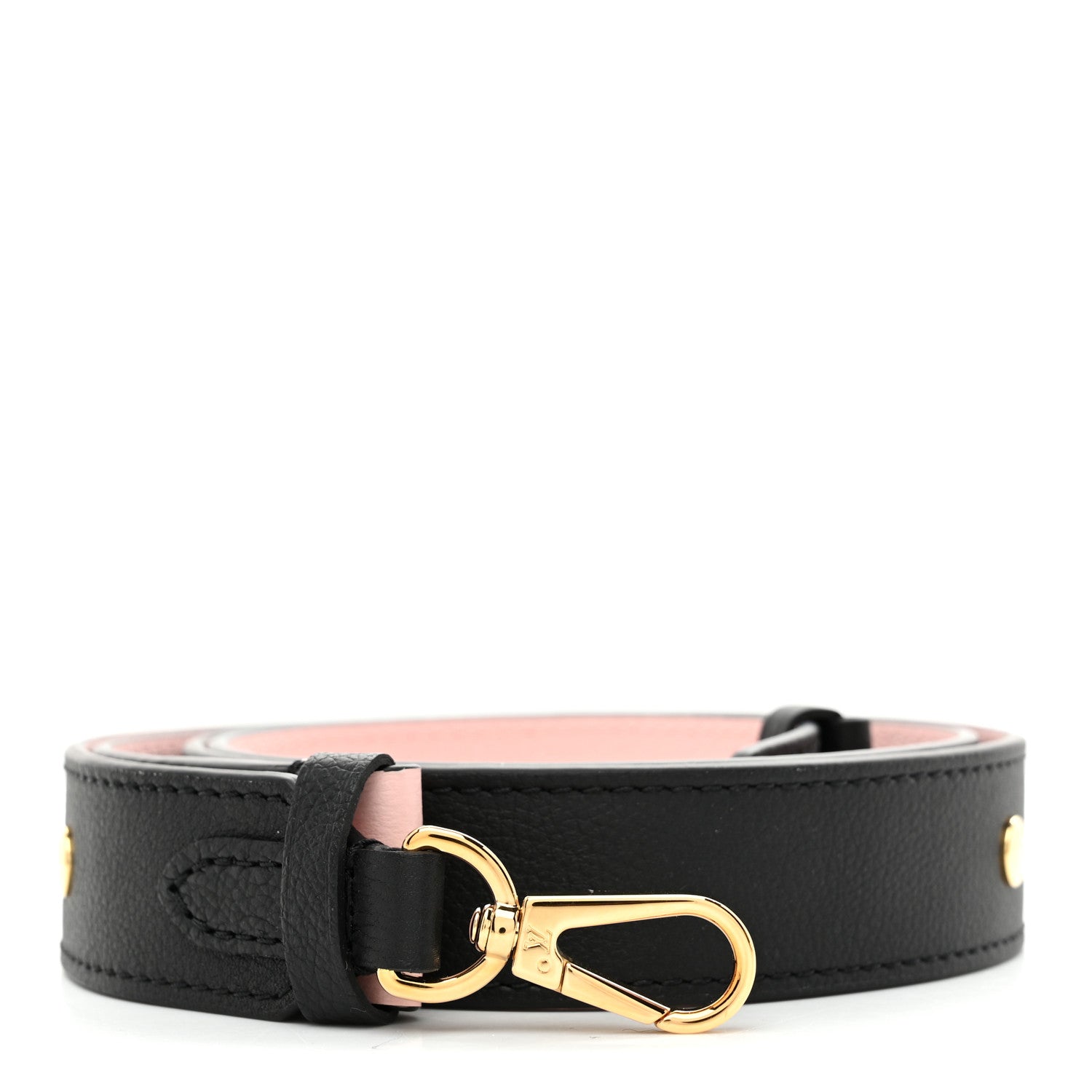 Louis Vuitton Calfskin Lockme Tender Adjustable Shoulder Strap Black 1 of 3