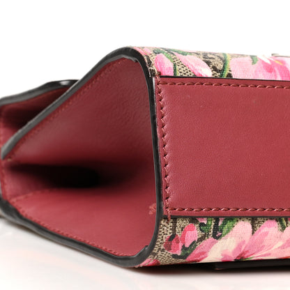 Gucci GG Supreme Monogram Blooms Small Padlock Shoulder Bag Beige Multicolor Dry Rose 9 of 10