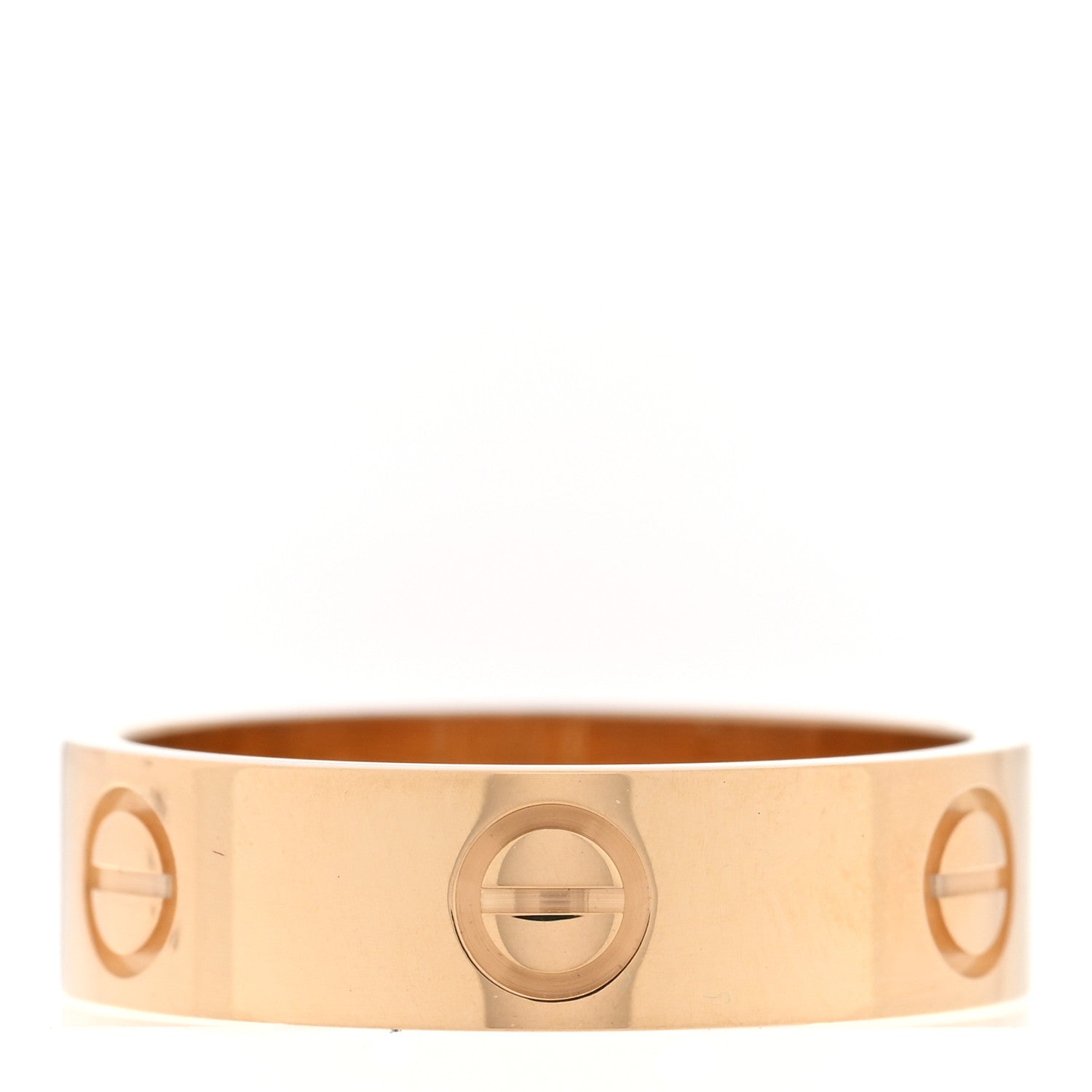 Cartier 18K Yellow Gold 5.5mm LOVE Ring 56 7.5 3 of 5