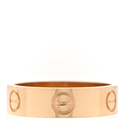 Cartier 18K Yellow Gold 5.5mm LOVE Ring 56 7.5 3 of 5