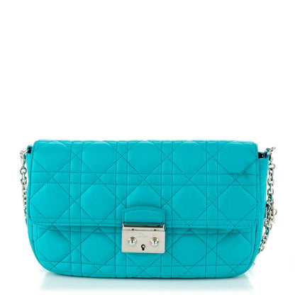 Christian Dior Lambskin Cannage Miss Dior Promenade Pouch Turquoise 1 of 7