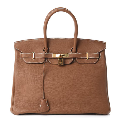Hermes Togo Birkin 35 Gold 1 of 10