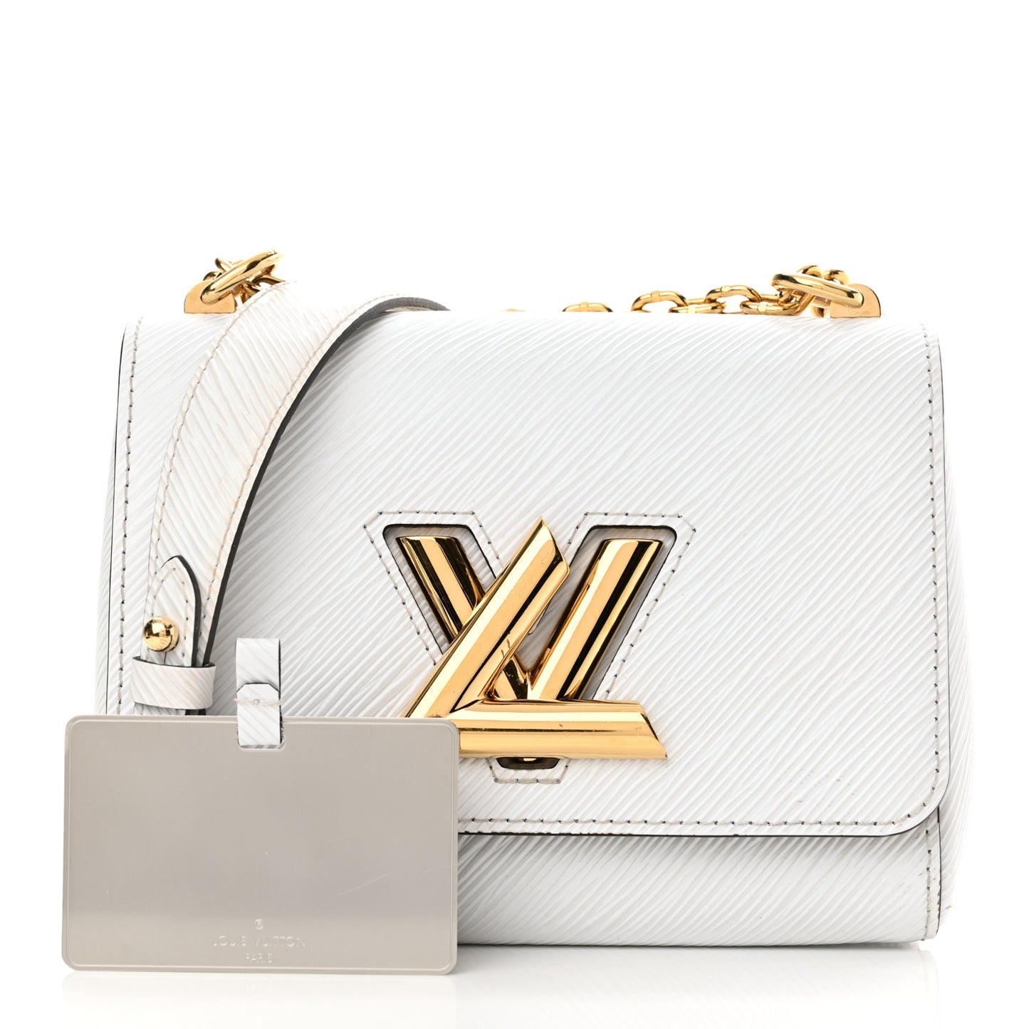 Epi Twist Shoulder Bag PM White