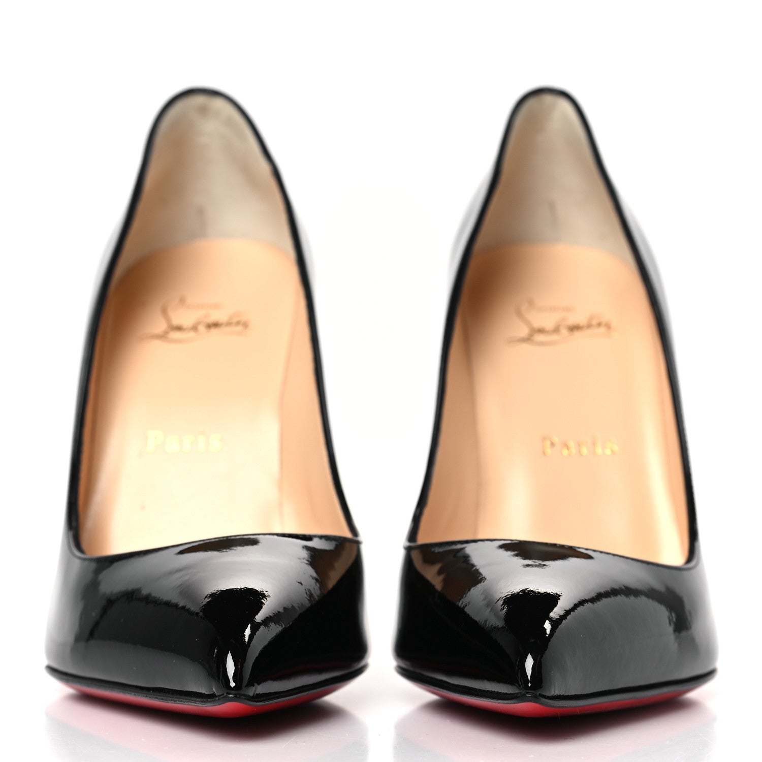 Christian Louboutin Patent Pigalle Follies 100 Pumps 39 Black 2 of 9