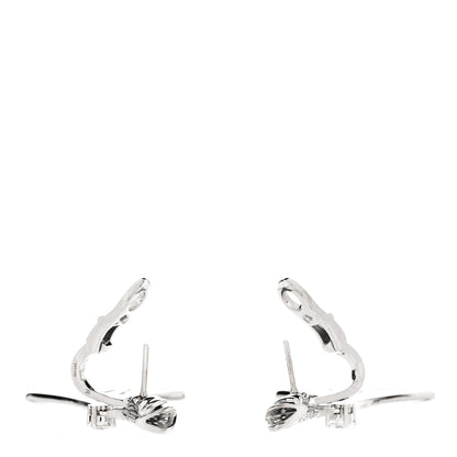 Bulgari 18K White Gold Diamond Divas' Dream Drop Earrings 3 of 6