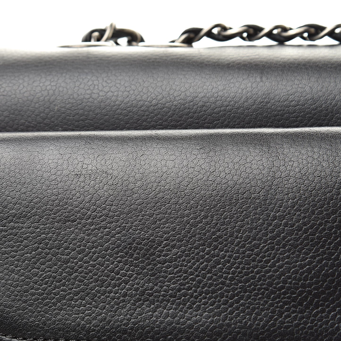 Caviar All About Flap Bag Black