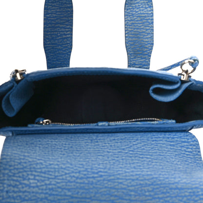 3.1 Phillip Lim Textured Calfskin Mini Pashli Satchel Blue Ivory 5 of 21