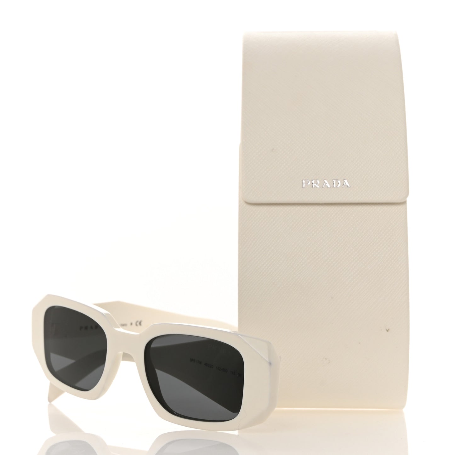 Acetate Symbole Sunglasses SPR 17W White
