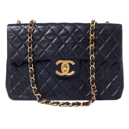 Chanel Lambskin XL Jumbo Flap Black 1 of 11