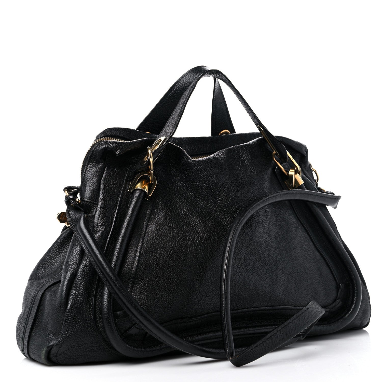 Chloe Calfskin Large Paraty Black 2 of 15