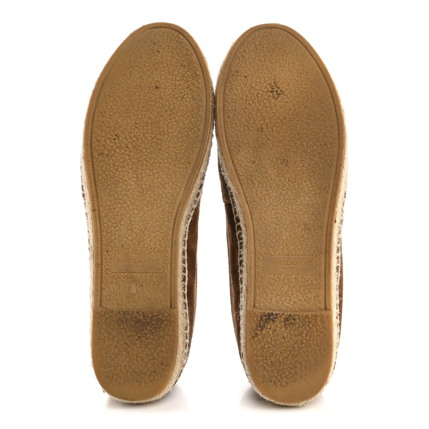 Suede Monogram Espadrilles 37 Brown
