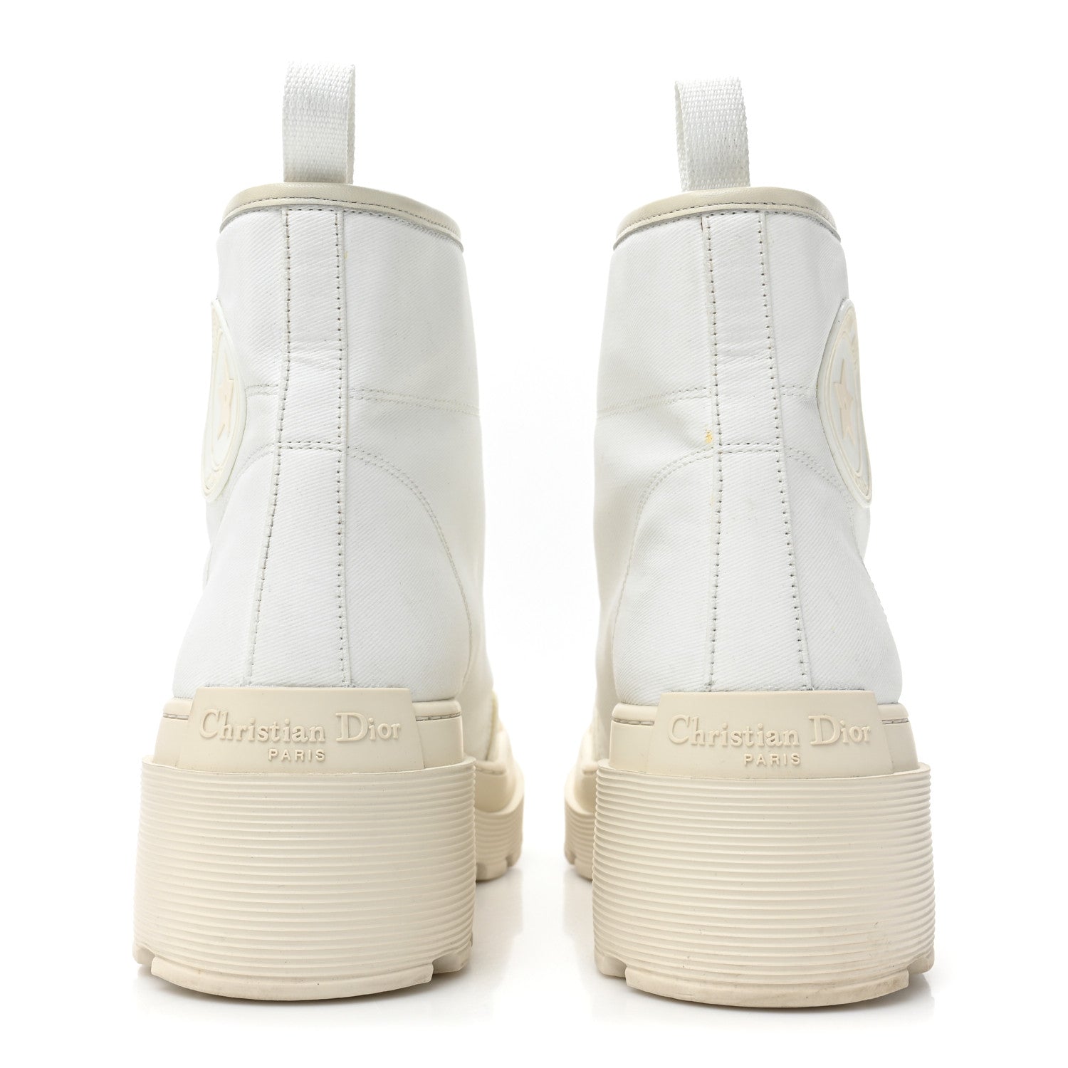 Christian Dior Technical Fabric D-Rise 35mm Boots 41 White 4 of 12