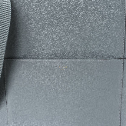 Celine Soft Grained Calfskin Sangle Bucket Bag Storm 7 of 11