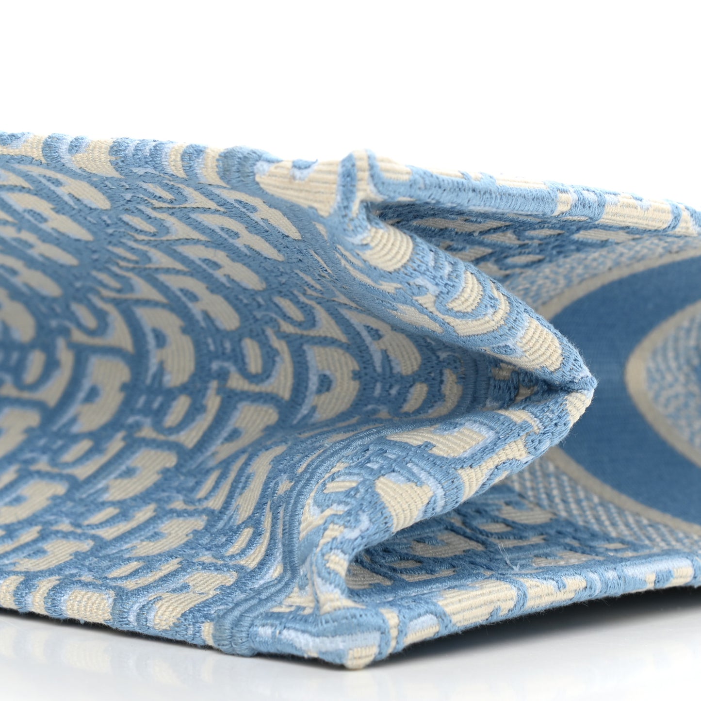 Oblique Medium Book Tote Turquoise