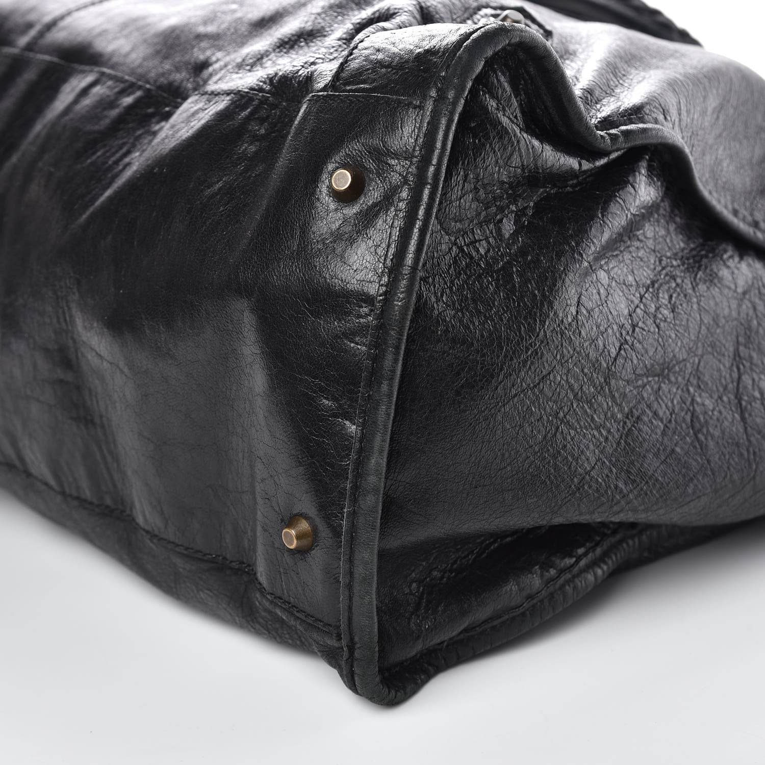Balenciaga Agneau Classic Hardware Weekender Black 9 of 21