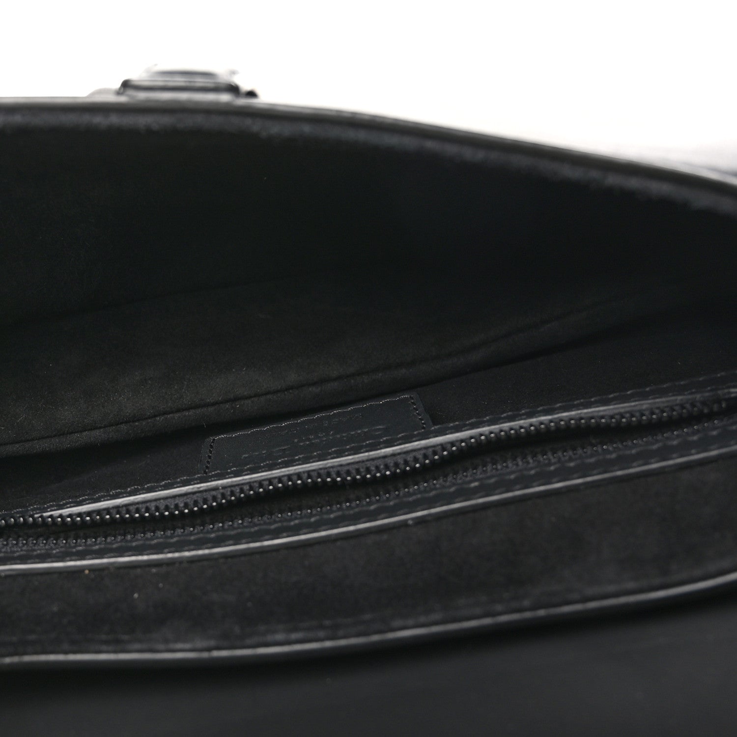 Christian Dior Ultra Matte Calfskin Saddle Bag Black 5 of 10