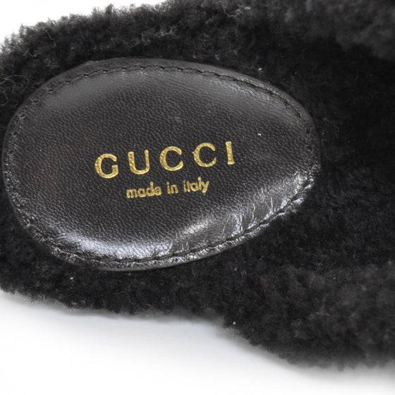 Suede Shearling Lined Montana Studded Clogs 39