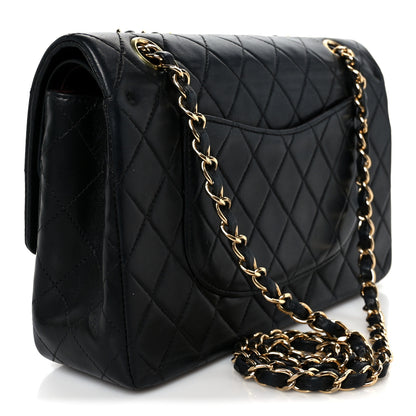 Chanel Lambskin Quilted Medium Double Flap Black 3 of 12