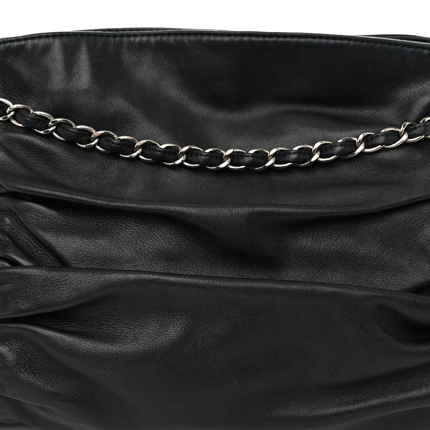 Chanel Lambskin Large Sharpei Shoulder Bag Black 8 of 13