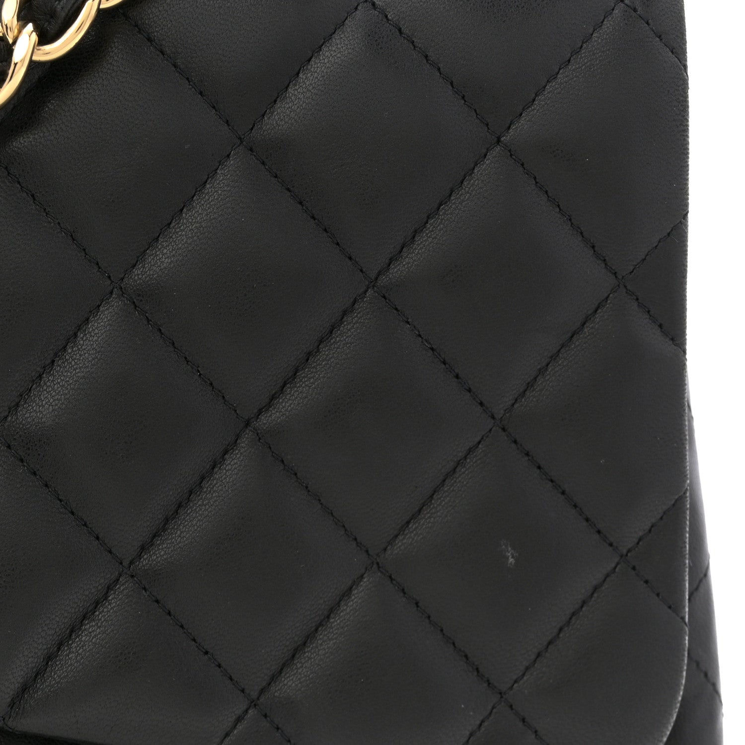 Chanel Lambskin Quilted Jumbo Single Flap Black 11 of 12