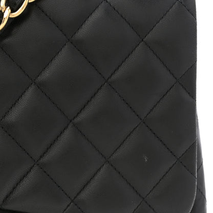 Chanel Lambskin Quilted Jumbo Single Flap Black 11 of 12