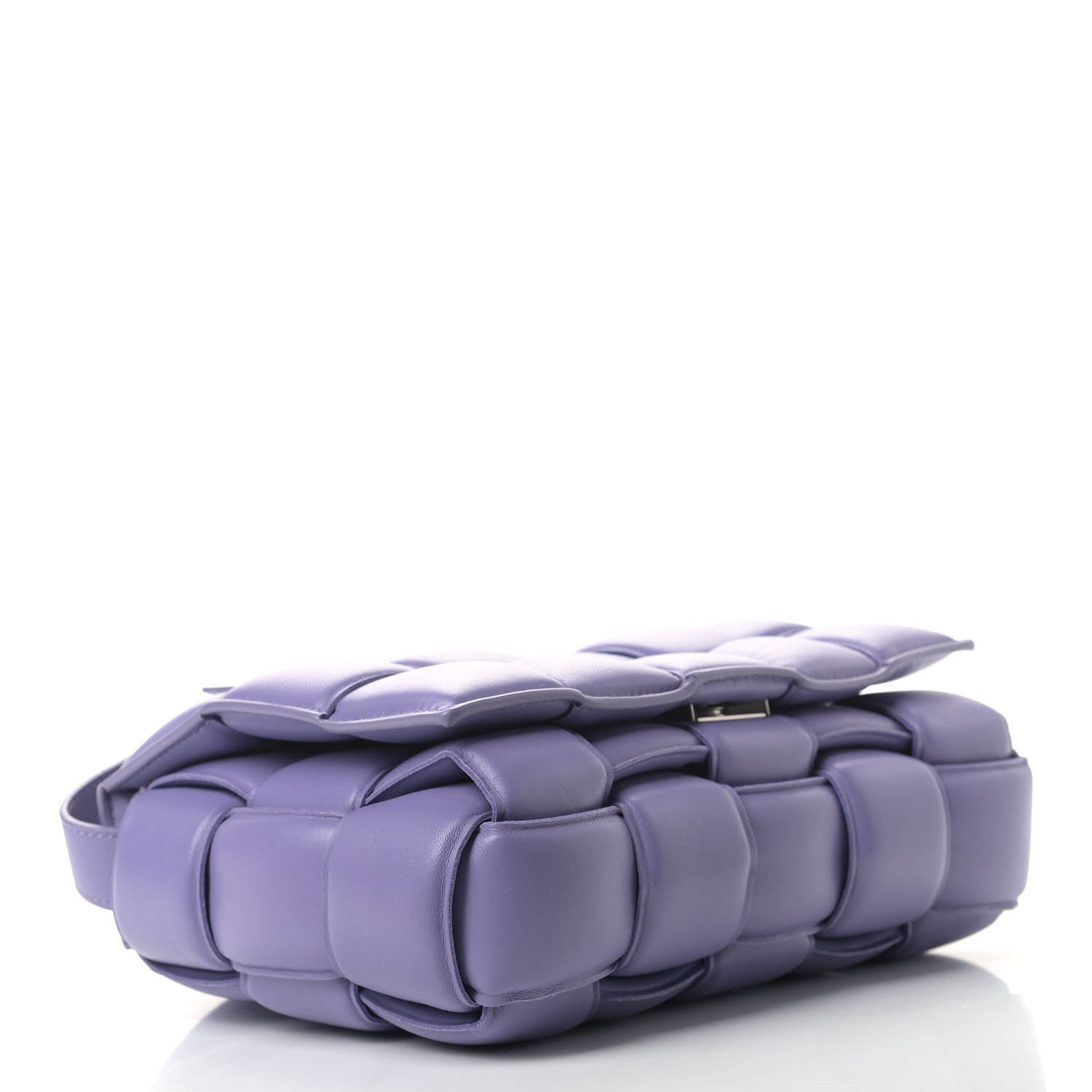 Bottega Veneta Nappa Maxi Intreccio Padded Cassette Crossbody Bag Lavender 4 of 9