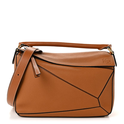 Loewe Calfskin Medium Puzzle Bag Light Caramel 1 of 20