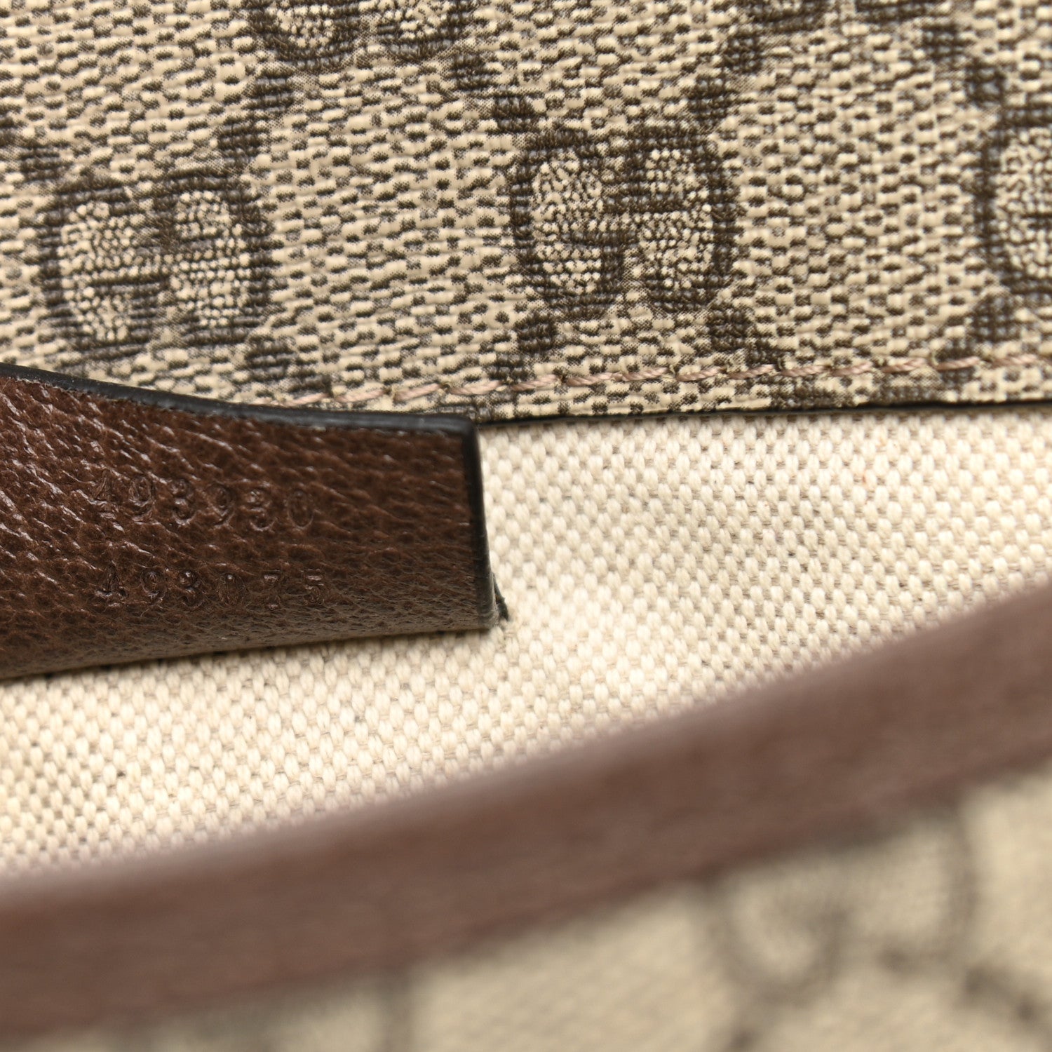 Gucci GG Supreme Monogram Neo Vintage Web Belt Bag Brown 7 of 10
