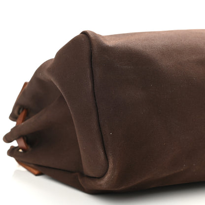 Hermes Toile Vache Hunter Herbag Cabas PM Havane 9 of 17