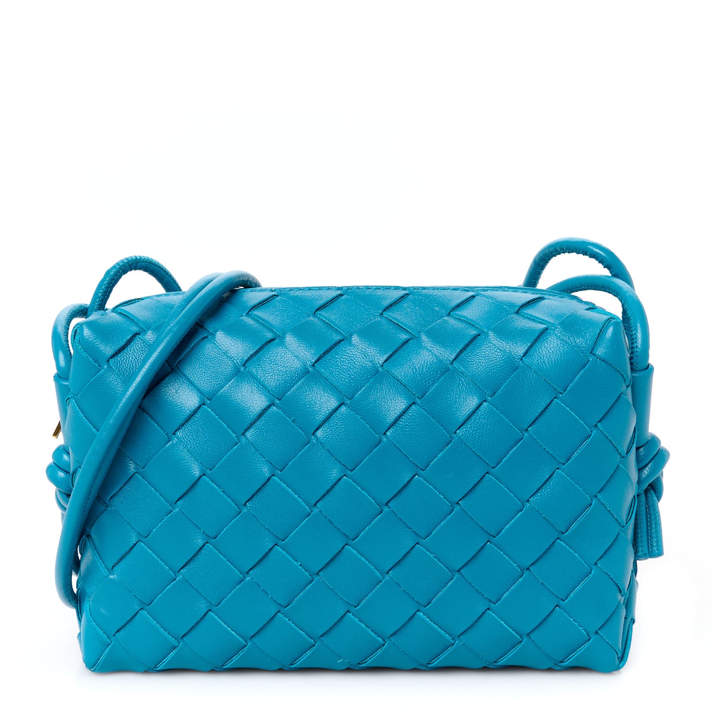 Nappa Intrecciato Mini Loop Camera Bag Blueprint