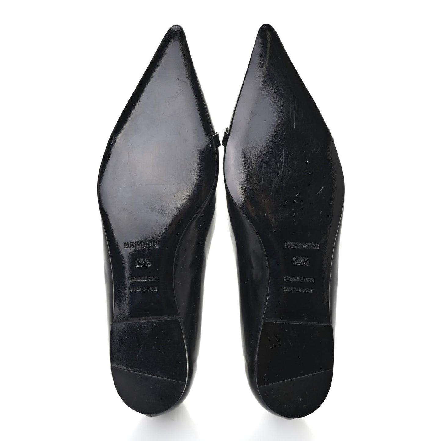 Patent Ballerina Flats 37.5 Black