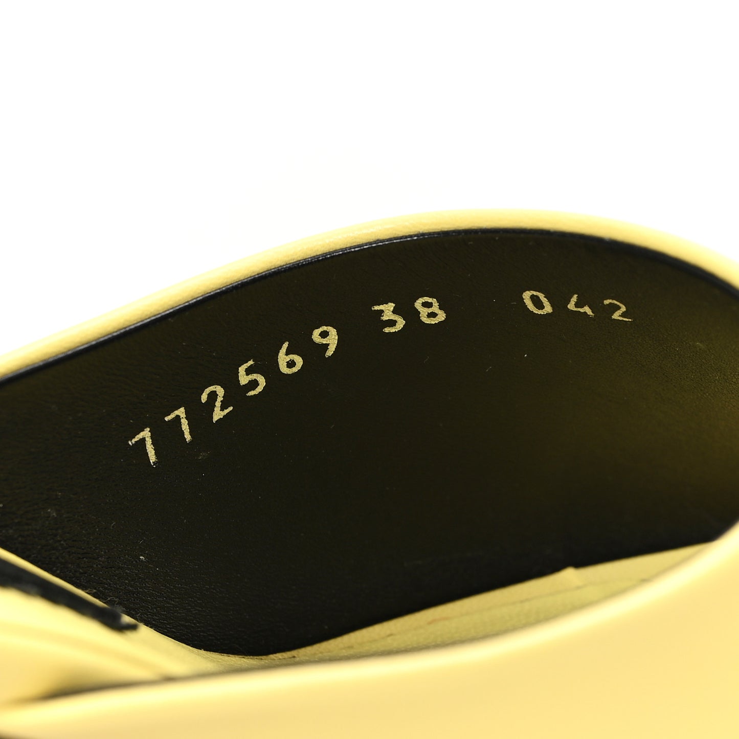 Malaga Kid Interlocking G Sandals 38 Banana